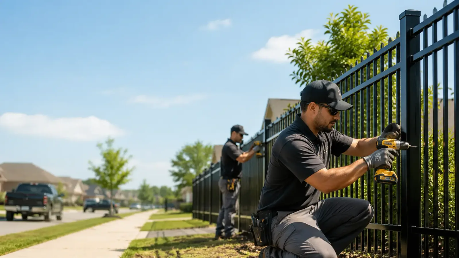 Metal Fence Installation in Saltillo, TX